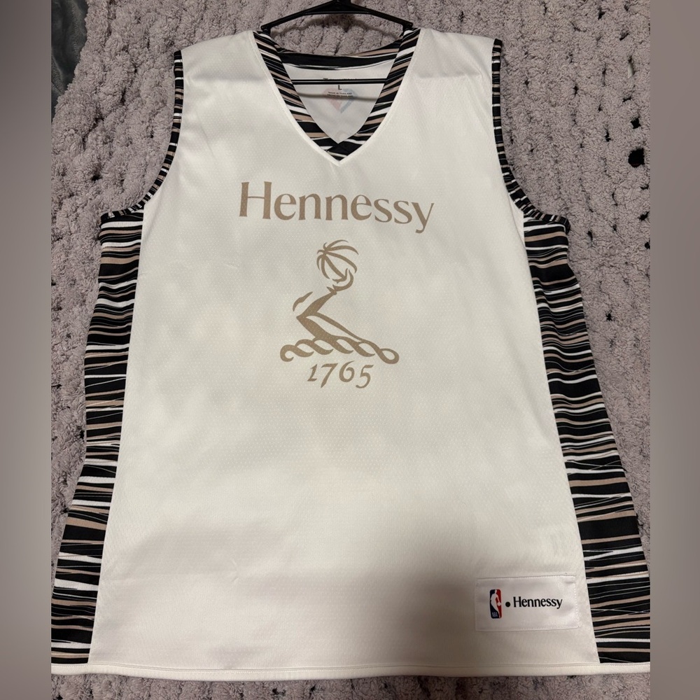HENNESSY NBA Promo Teamatical Jersey White&Gold